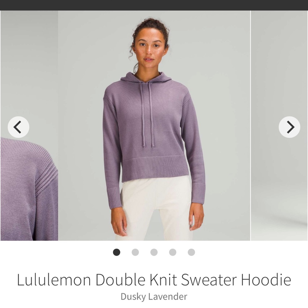 Lululemon double knit sweater hoodie